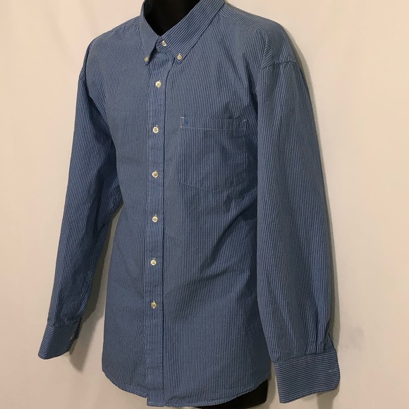 IZOD button down collar office dress shirt - Picture 4 of 8